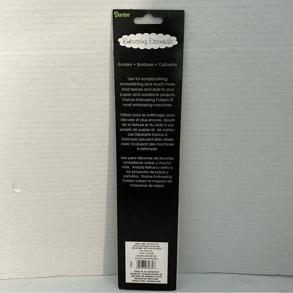 Darice 12 inches embossing border - FILM - Picture 2 of 5